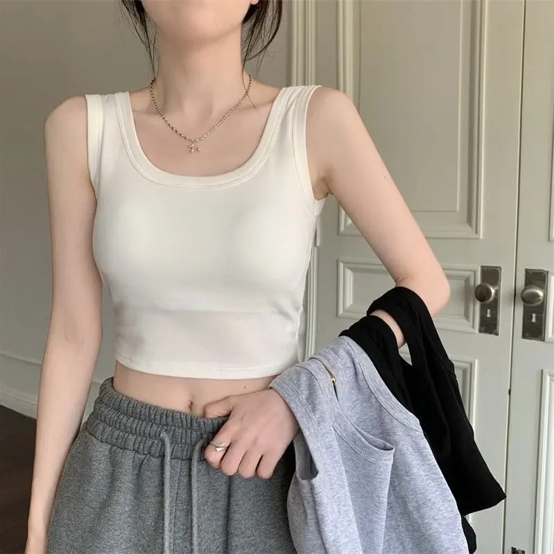 2025 Summer New Women's Camisole Vest Versatile Slim Fit Base Layer Tank Women Southeast Asia Wholesale