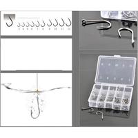 Gambar TaffSPORT Set Mata Kail Pancing No 3-12 J Hook Tajam 70 PCS with Box - 94151-BE - Transparan dari Taffware Official Store Kota Administrasi Jakarta Barat 2 Tokopedia