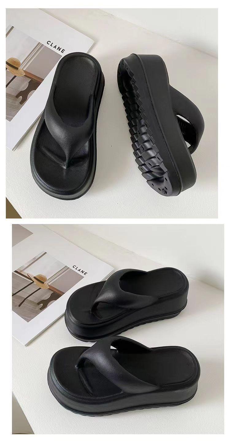 Product Introduction of Dép Xỏ Ngón Đế Dày Eva, Dành Cho Nữ, Chiều Cao Gót 6Cm, Đế Mềm Tăng Chiều Cao, Chống Trượt, Thời Trang Ins, Thích Hợp Mặc Ngoài Trời, Hàng Mới Về Mùa Hè 2024 11