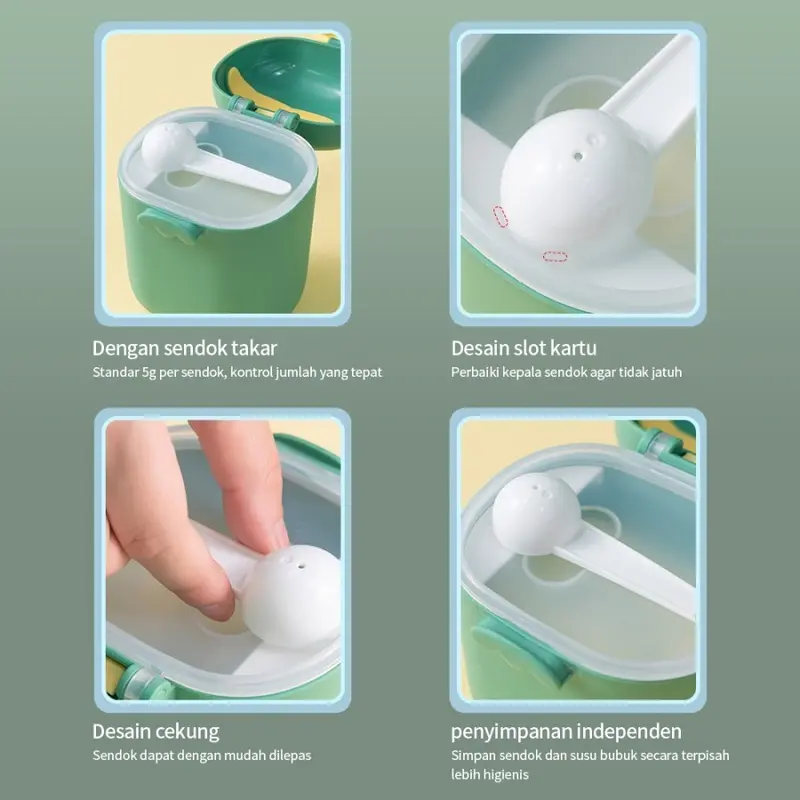 Kotak Susu Bubuk bayi/Tempat Susu Bubuk Bayi Anti Tumpah 800ml 3