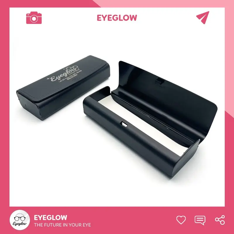 Hộp kính nhựa EYEGLOW thiết kế riêng đặc biệt kícḣ thước 154x54x33mm cao cấp EG2290 Nam Kiềng 1