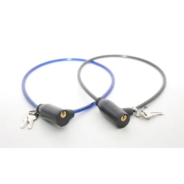 Gembok Sepeda Cable Lock Kunci Kabel Pengaman Motor Helm Pentol Baja Karet Kawat Ban Anti Maling