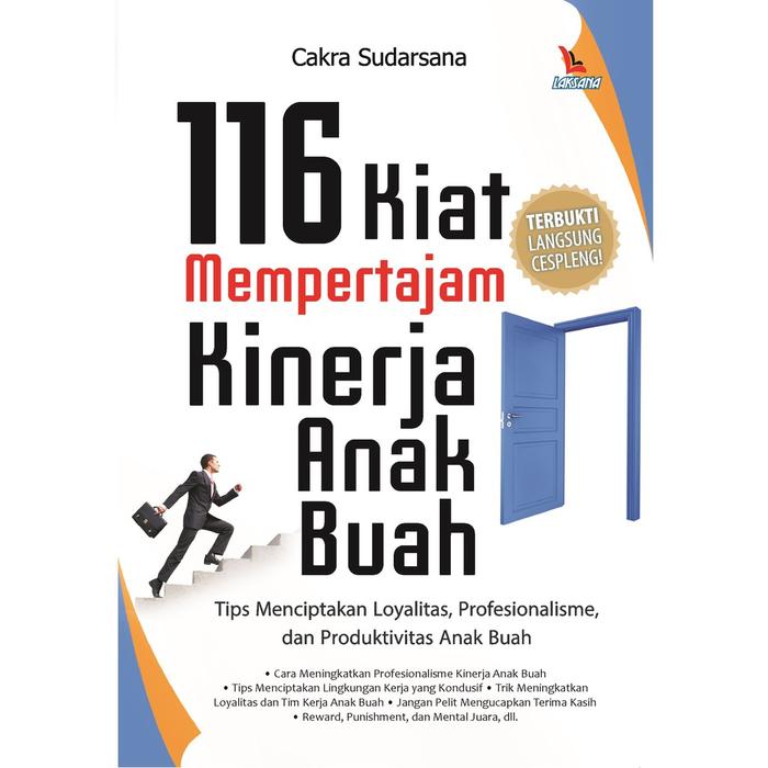 Gambar Buku 116 Kiat Mempertajam Kinerja Anak Buah - Laksana - Not Specified dari DIVA Press Group Kab. Bantul Tokopedia