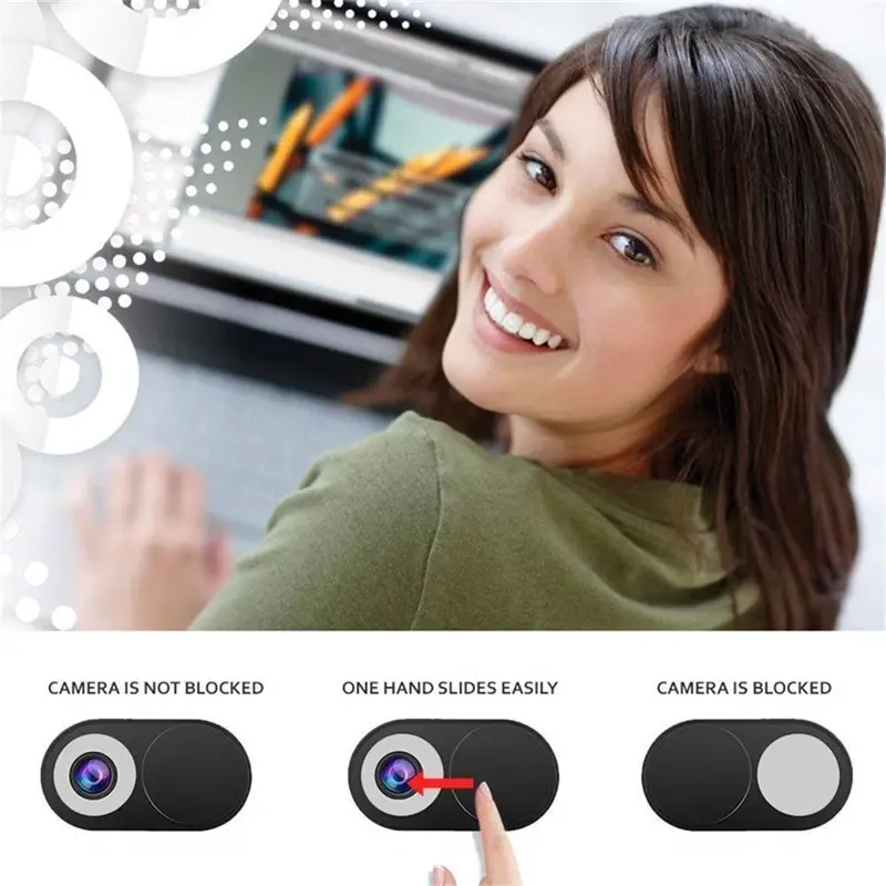 Nắp Che Webcam Kim Loại, Chặn Siêu Mỏng, Mỏng, Bảo Vệ Quyền Riêng Tư, Cho Máy Tính Xách Tay, Điện Thoại Thông Minh Và Máy Tính, Với Miếng Dán Máy Ảnh, Cửa Trượt 7
