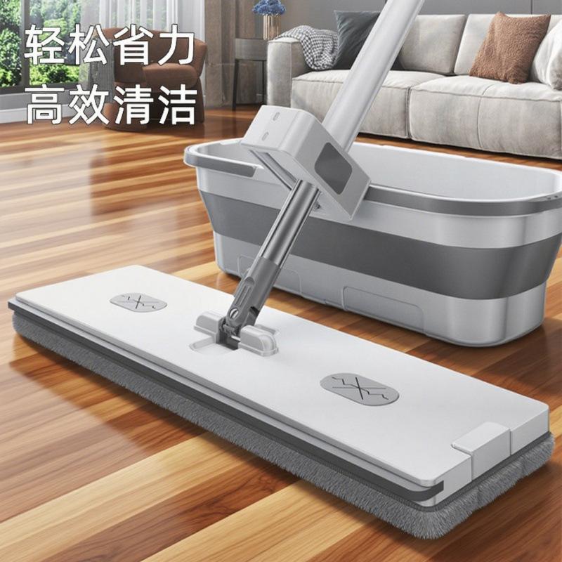 cây lau nhà tự vắt cây lau nhà không cần giặt tay, thấm hút nước, dễ sử dụng, có