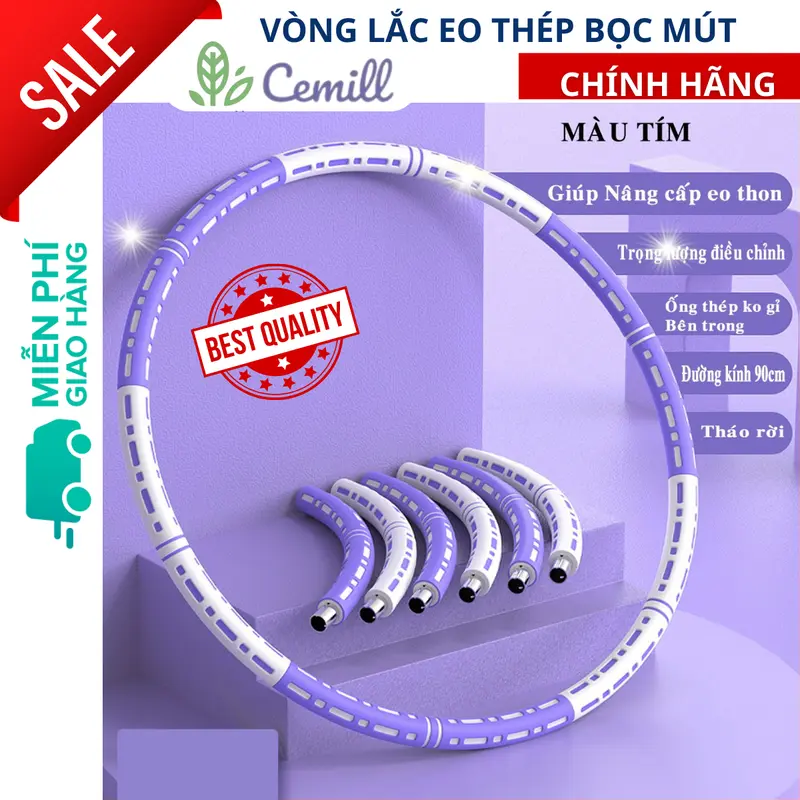 Vòng Lắc Eo Giúp Bụng Săn Cơ Thon Thả - Chính Hãng Cemill 1