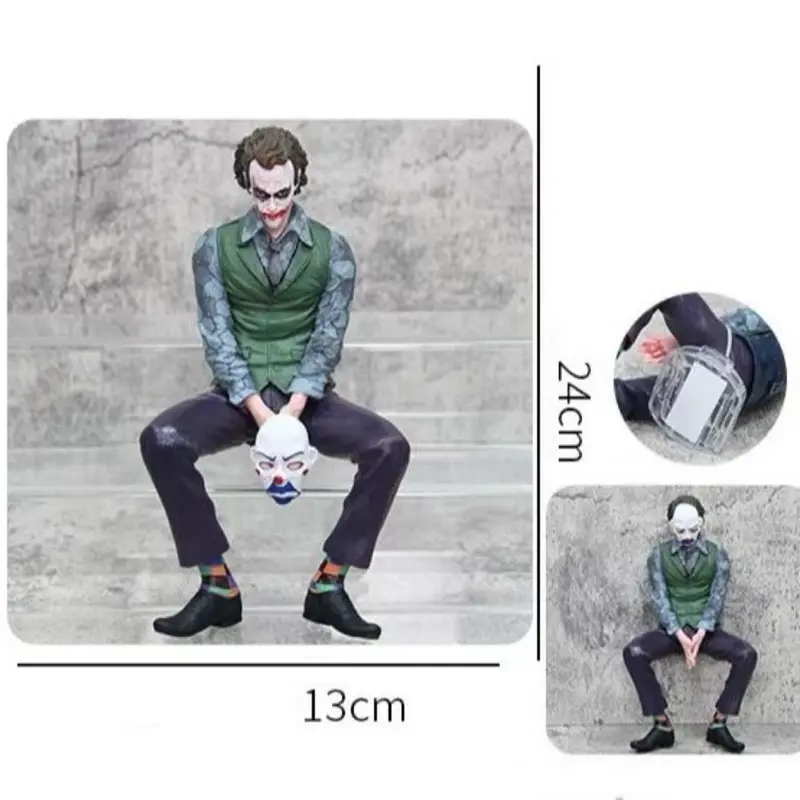 Mô hình nhân vật Joker gắn xe siêu nét bản lớn 24cm kèm miếng dán xe - GaGaMoHinh 3