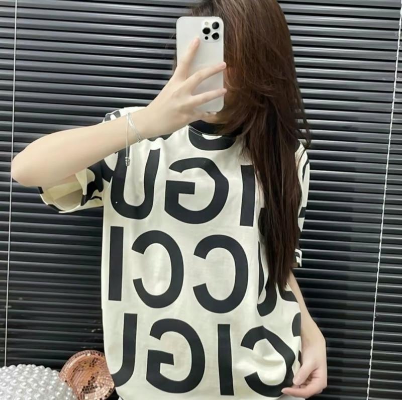 Áo phông nam nữ Premium Cotton in hoạ tiết chữ monogram than be tràn thân dày dặn boy phố AP372P Menswear Nhung Menswear Nhung Đen 2