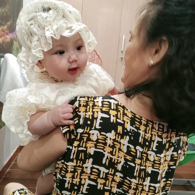 [ĐỘC QUYỀN] Body Váy Ren Công Chúa Cho Bé  3-13kg trên gối nút trên gối thiên nhiên bộ đồ liền thân & áo liền quần Giày gái 2