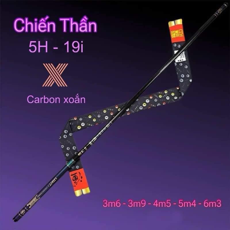  Cần Câu Tay Chiến Thần - Độ cứng 5H - Tặng kèm ngọn phụ + phao + trục sale giá rẻ 