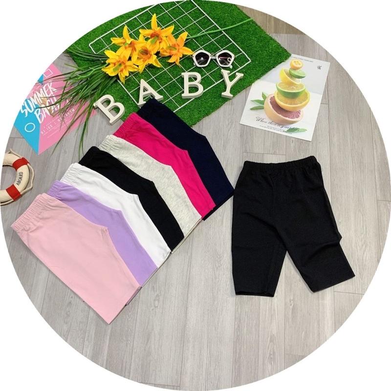    Size 21-41kg  Quần Legging Bé Gái Lửng Thun Cotton 4 Chiều Vải Mềm Mịn Co Giãn Rất Tốt 