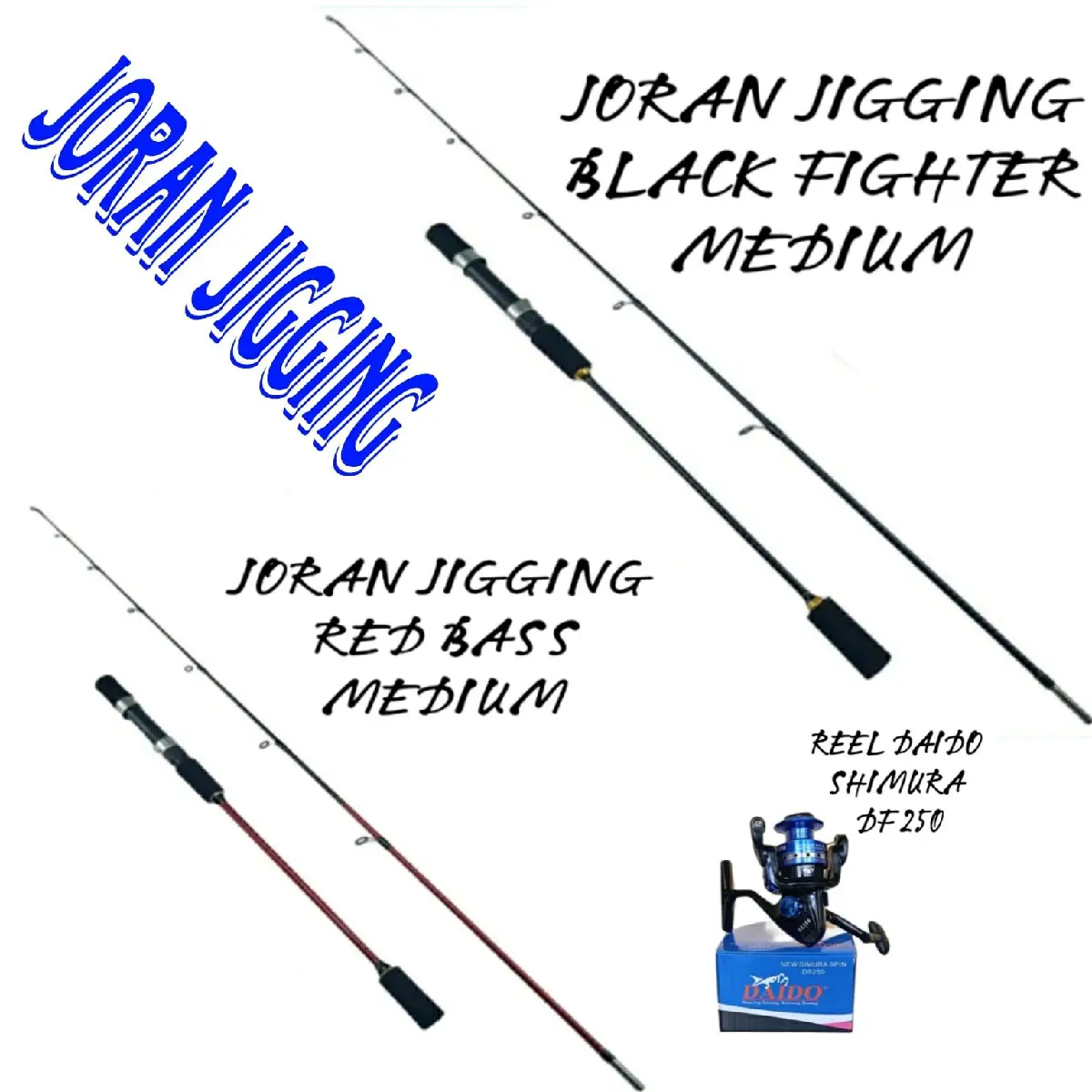 Joran Pancing Ajiro Spinning Jigging Fiber Solid Pj 150_165_180_198cm
