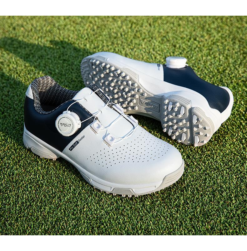 Product Introduction of [PGM] Children Golf Shoe Teenagers Boys and Girls Shoes Knob Shoelace Anti-Slip Lightweight Comfortable Xz382 19