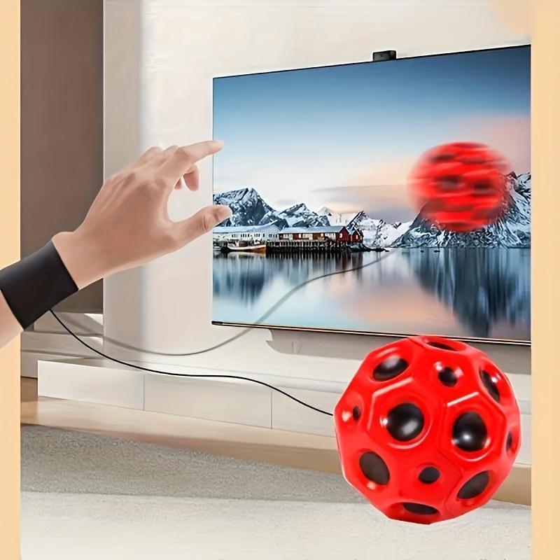 Product Introduction of Bóng Giải Tỏa Căng Thẳng Cổ Tay Mini, 1 Cái, Có Dây Đeo Cổ Tay, Tay Cầm Thoải Mái, Được Làm Bằng Chất Liệu TPR Bền, Thiết Kế Không Gian Và Mặt Trăng, Hoàn Hảo Cho Hoạt Động Ngoài Trời, Tập Thể Dục Và Thư Giãn, Không Cần Điện 4