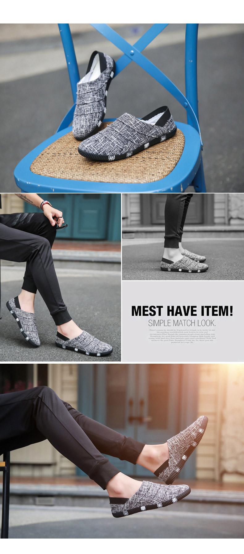 Product Introduction of Prelesty Sepatu Loafer Pria Santai Casual Slip On Kerja Kantor Slop Olahraga Tanpa Tali Kuliah Keren Ringan Lentur 058 12