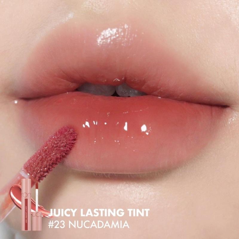 Son tint bóng Romand Juicy Lasting Tint màu 23 Nucadamia