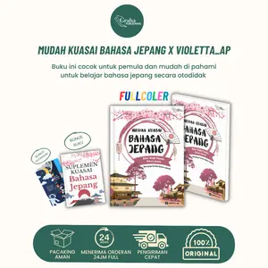 Buku Mudah Kuasai Bahasa Jepang X violetta_AP Buku Belajar Secara Otodidak FULLCOLER Soft Cover