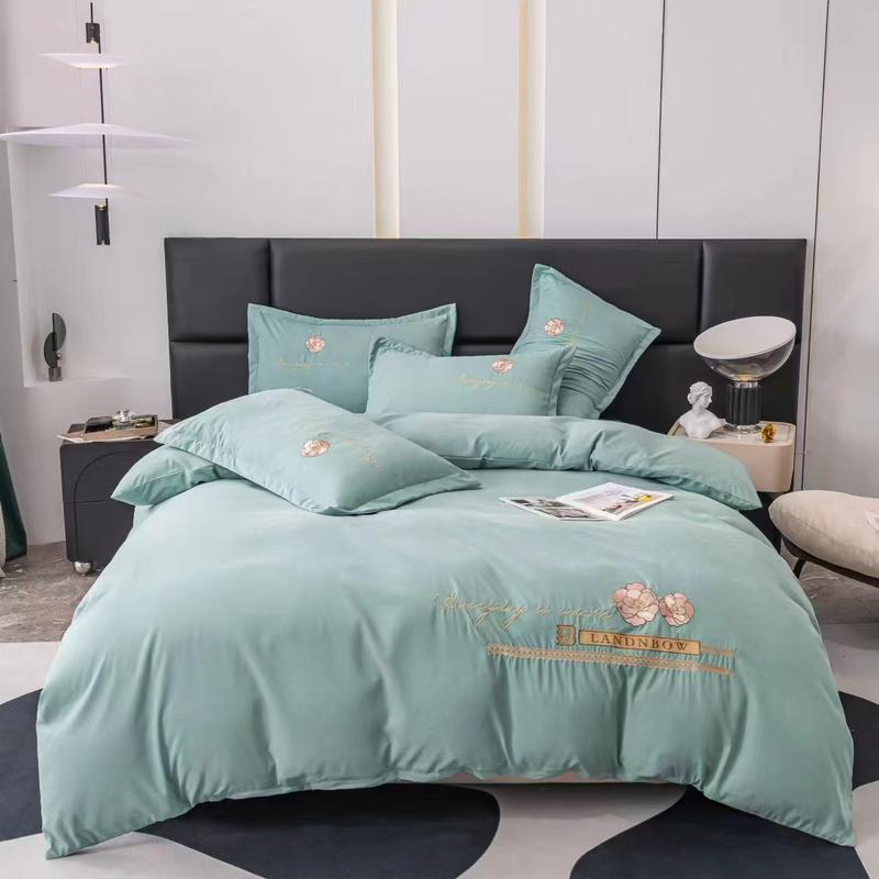 Bộ Vỏ 4 Món Chăn Ga Gối Cotton Nhung Mềm Mại Phù Hợp Cho Mùa Đông Sang Trọng. 0