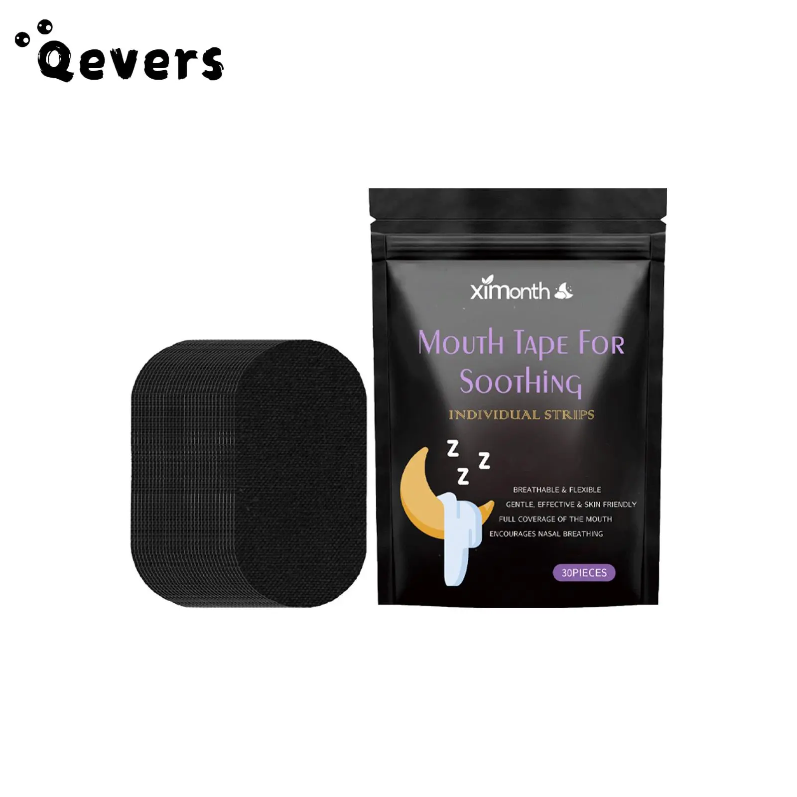 Breathable Mouth Patch 30 PCs Elastic Cloth Fabric Reduces Snoring Breathing Comfortable Aids Sleeping Tape