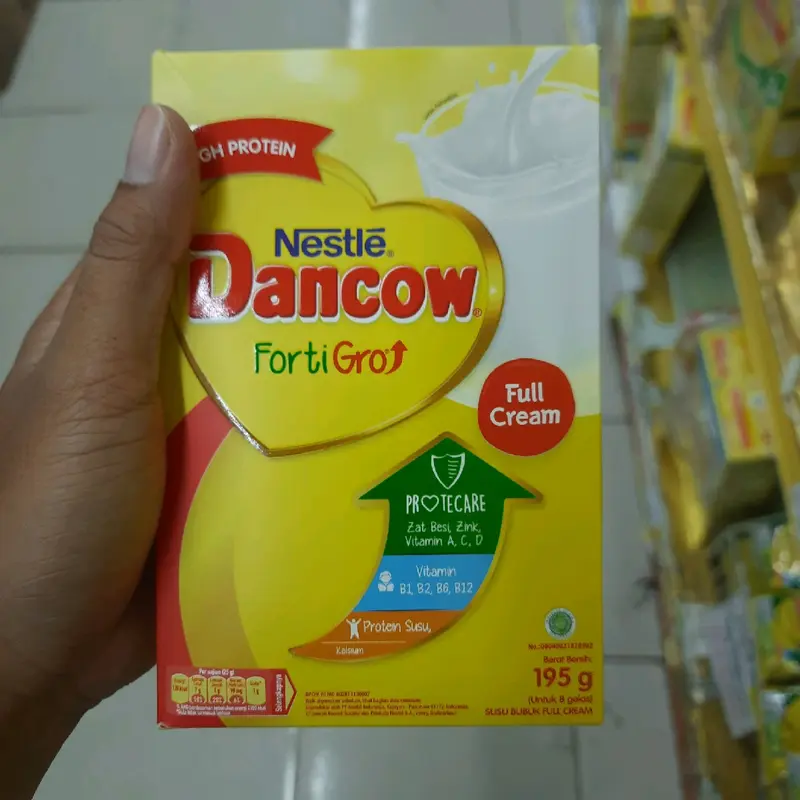 Dancow fortigrow full cream 195 gram exp 2026 0