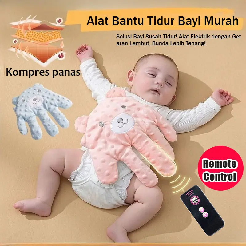 Plam Penenang Bayi +Remote control+ White Noise – Tidur Nyenyak dalam 5 Menit! Teether Empeng 0
