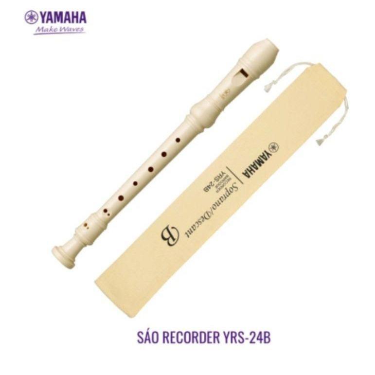 Sáo dọc Recorder Soprano YAMAHA YRS- 24B 23G Tone C Đô - Loại thường không tem - sáo trúc Thanh Tùng