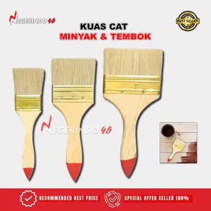 KUAS CAT 1" 1.5" 2" 2.5" 3" 4" KUAS TEMBOK KUAS CAT KAYU KUAS TEMBOK