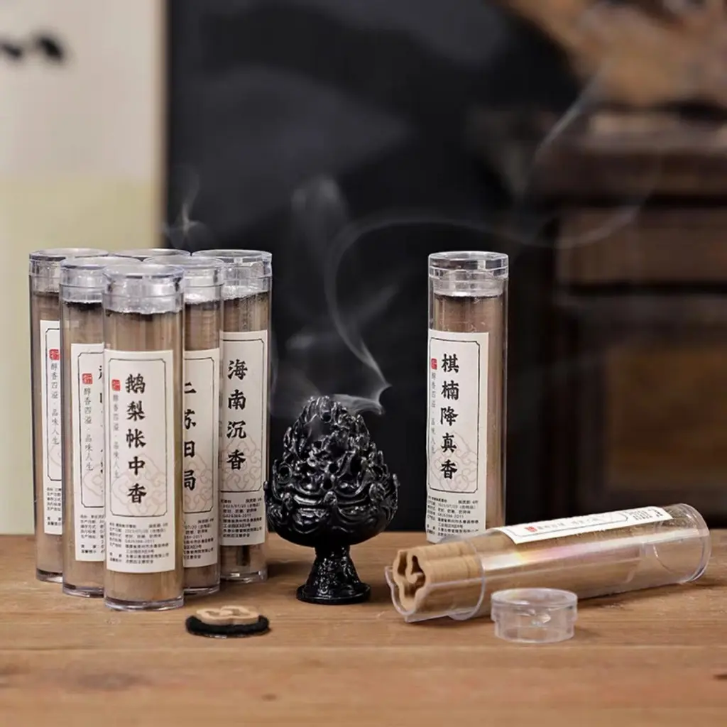 【Hot】Hộp 42 Khoanh Nhang Trầm Thư Giãn  -  Mỗi Khoanh chá.y Trong 1.5h Hương Thanh Nhẹ Dịu Ngọt Dầu Thơm Phòng Dầu Thơm
