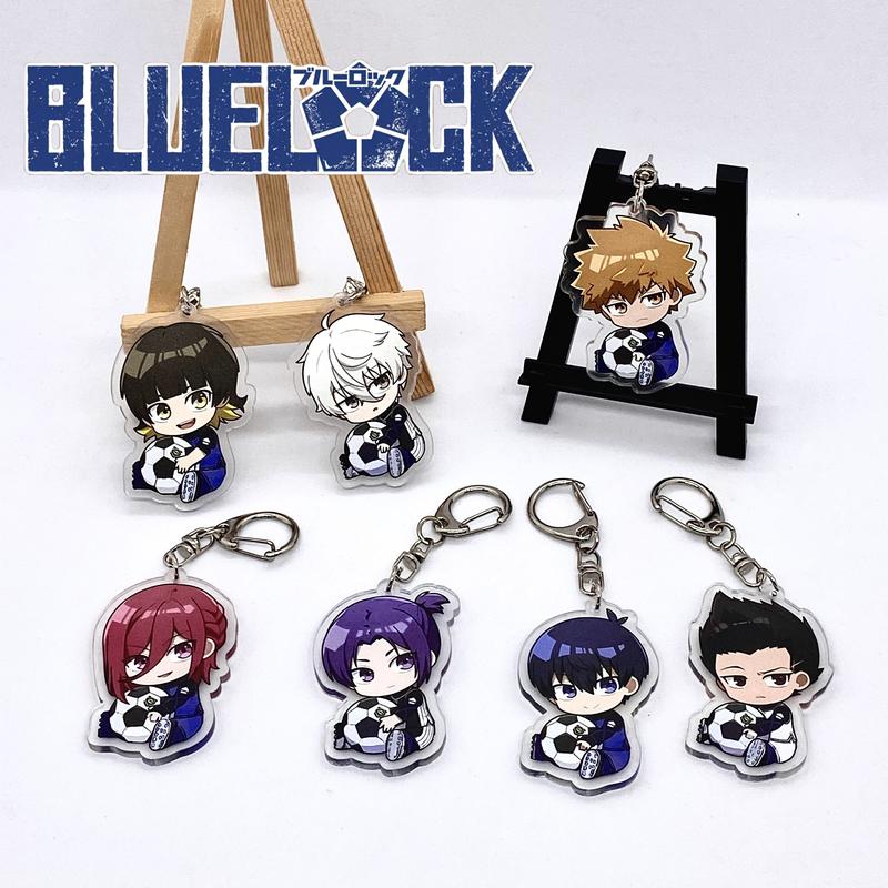 Móc khóa anime Blue Lock nhựa Acrylic hai mặt, in hình các nhân vật dễ thương Women Móc Khoá