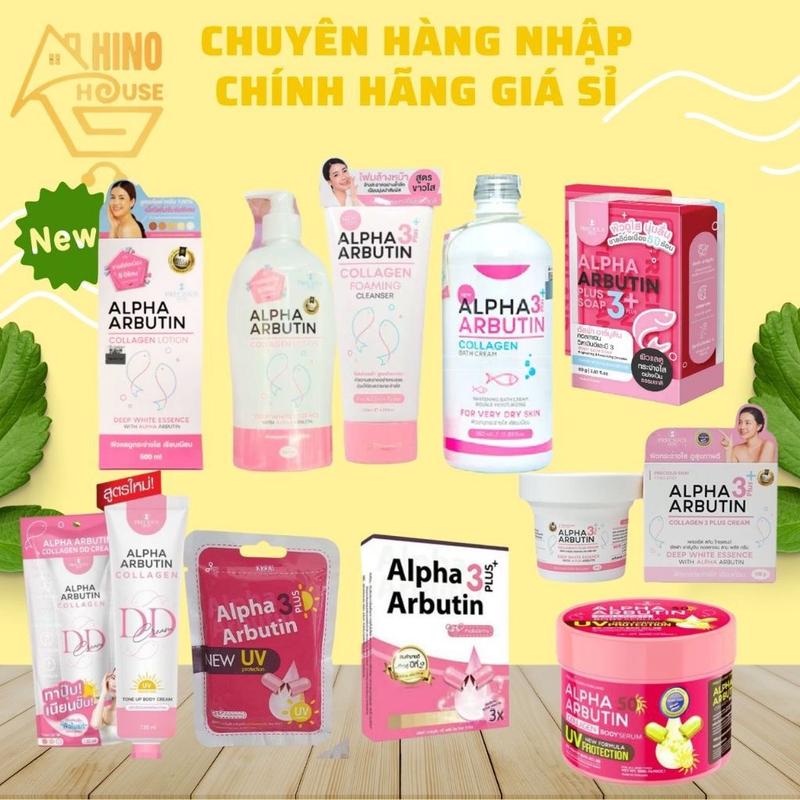 Dưỡng Thể -Kem Body - Sữa Tắm - Xà Phòng - Serum Collagen - Sửa Rửa Mặt - Viên Bột Alpha Arbutin Collagen Precious Skin 500ml Thái Lan Lotion Dưỡng Da Dưỡng Body - Hinohouse