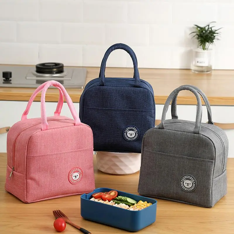 Lunch Bag Insulated Thermal Cool Food Storage Bag Box Carry Tote For Adults Kids
