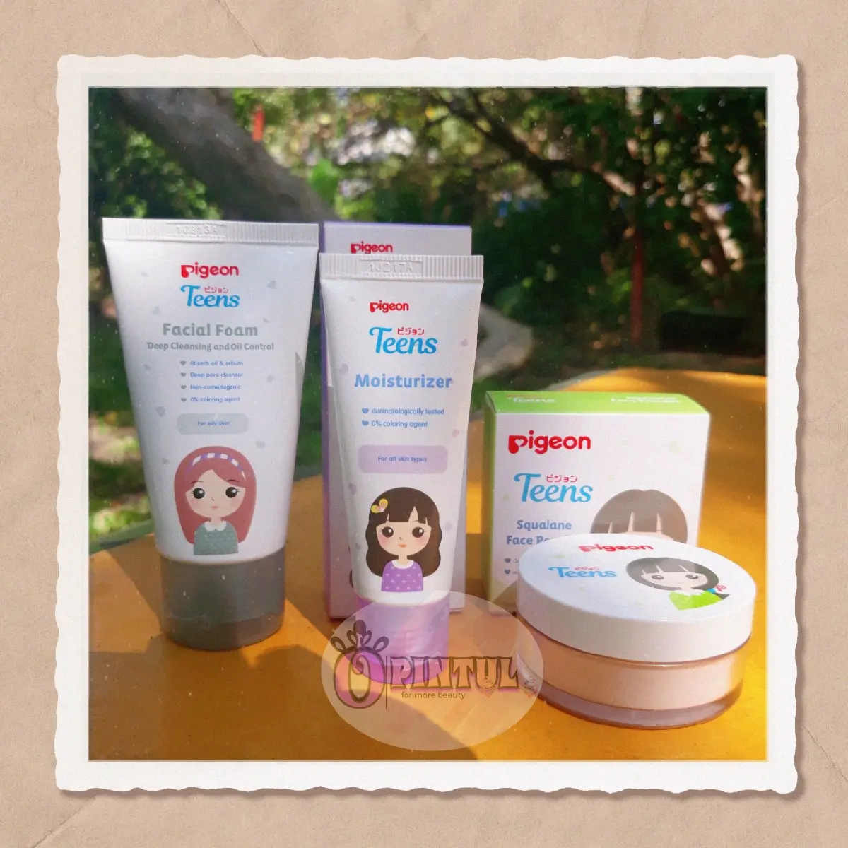 PIGEON TEENS Paket Triple Mini Oil || Bundle PIGEON TEENS anti kilang minyak