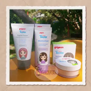PIGEON TEENS Paket Triple Mini Oil || Bundle PIGEON TEENS anti kilang minyak Wajah
