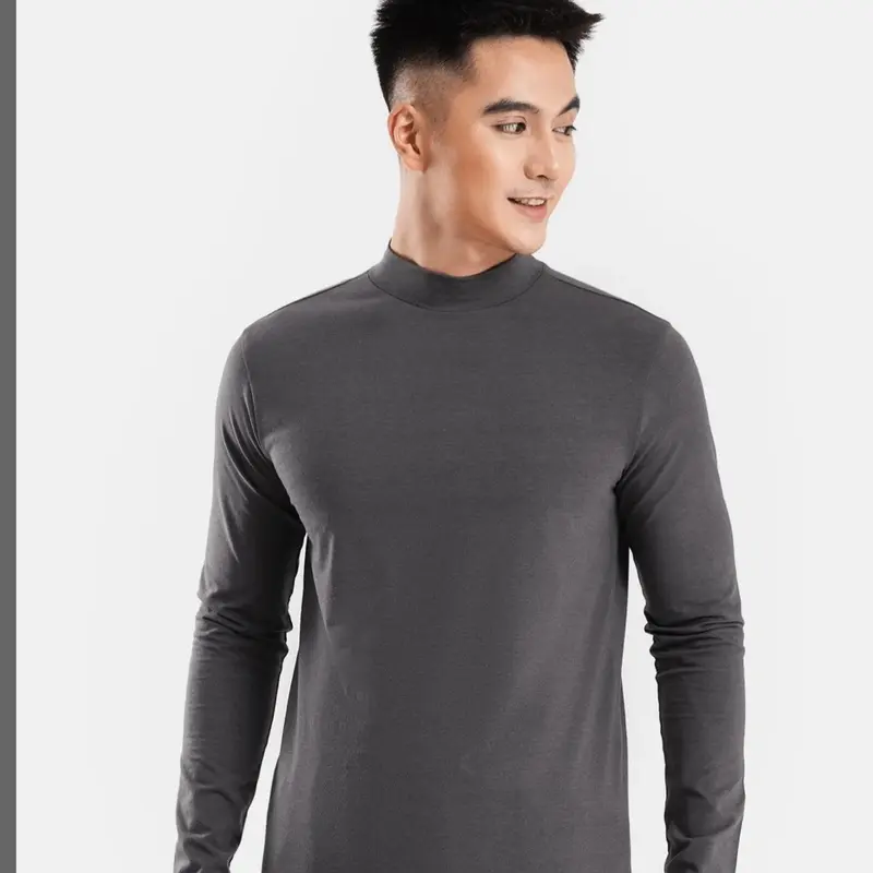 ( A-25)COMBO 3 ÁO GIỮ NHIỆT NAM CỔ CAO 5cm chất thun co dãn 4 chiều mát mịn, thấm hút mồ hôi - Menswear 3