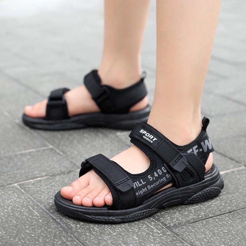 Sandal học sinh, dép quai hậu bé trai bé gái, giày trẻ em, dép xăng đan nam nữ đế mềm êm chống trơn trượt hàng nhập cực êm