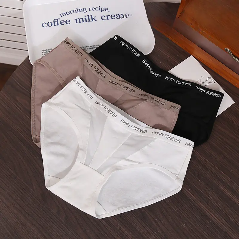 Summer thin 5A antibacterial pure cotton comfortable hollow splicing mesh triangle pants, spicy girl wrapped buttocks women's underwear