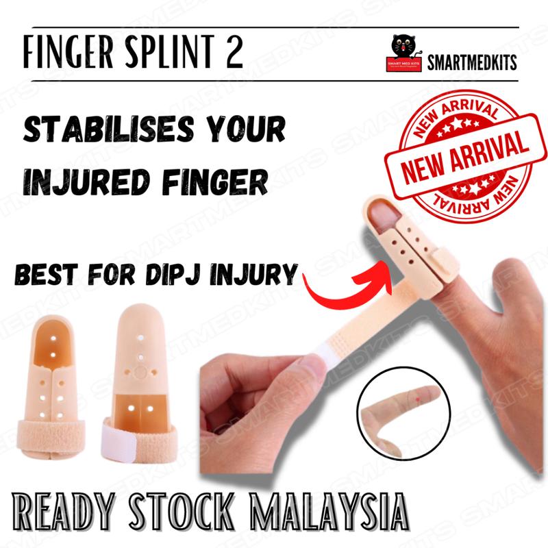 Finger Splint2 Adjustable Finger Brace Finger Support Finger Sprain or ...