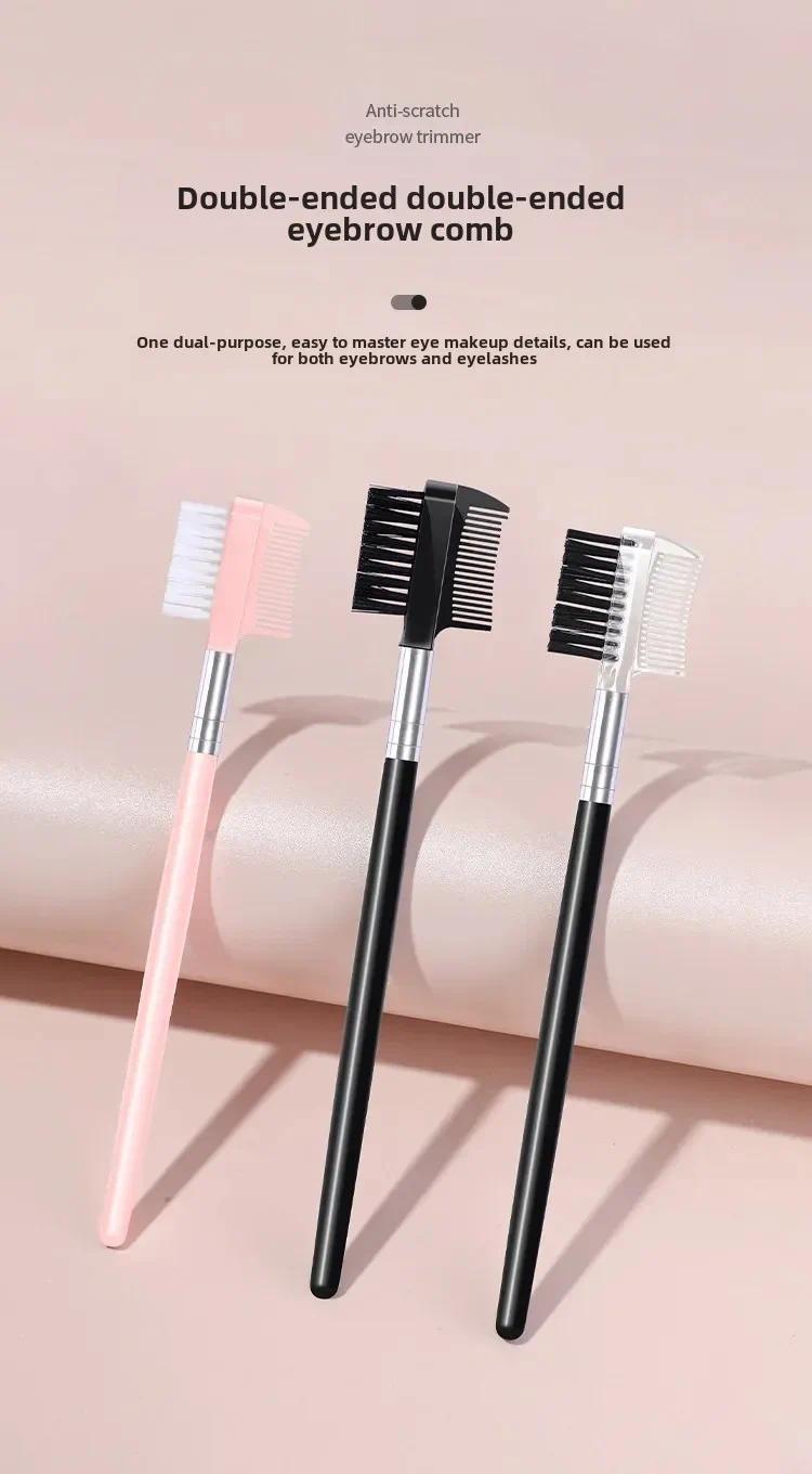 Product Introduction of 1 Pcs Eyelash Comb Eyelash Shaper and Eyebrow Brush Dual Comb Double Head Eyebrow Eyelash Makeup Grooming Tool for Women Girls 9