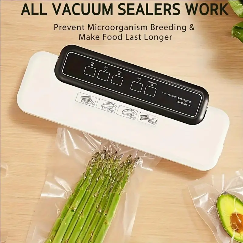 Vacuum Sealer Bag, 100pcs/set Clear Vacuum Storage Bag for Vacuum Sealing Machine, Food Storage Bag for Vacuum Sealer, Kitchen Accessories for Home Use 3