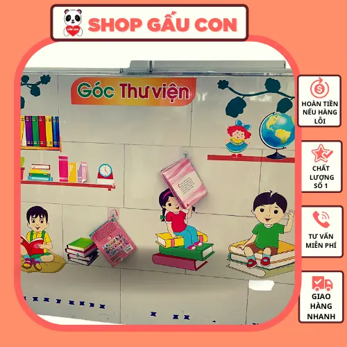 Góc lớp mầm non bằng decal hình ảnh rời dùng trang trí trong và ngoài lớp đủ chữ kèm hình Decor Decor Phòng, 18 chủ đề trong mầm non, dễ dàng cắt dán sử dụng 2