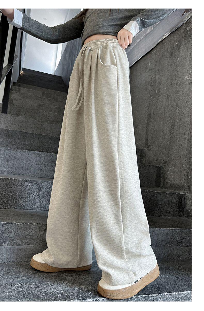 Product Introduction of Girls' Korean-Style Loose Casual Pants 2024 Autumn New Style Girls' Fashionable Glutinous Rice Pants Children's Popular Long Pants 17