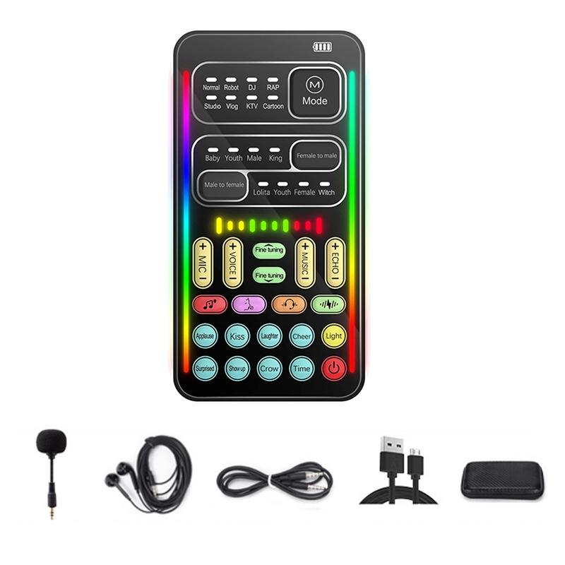 Bộ đầy đủ Bộ thay đổi giọng nói, I9, Hiệu ứng âm thanh đa dạng, Bluetooth, Thẻ…