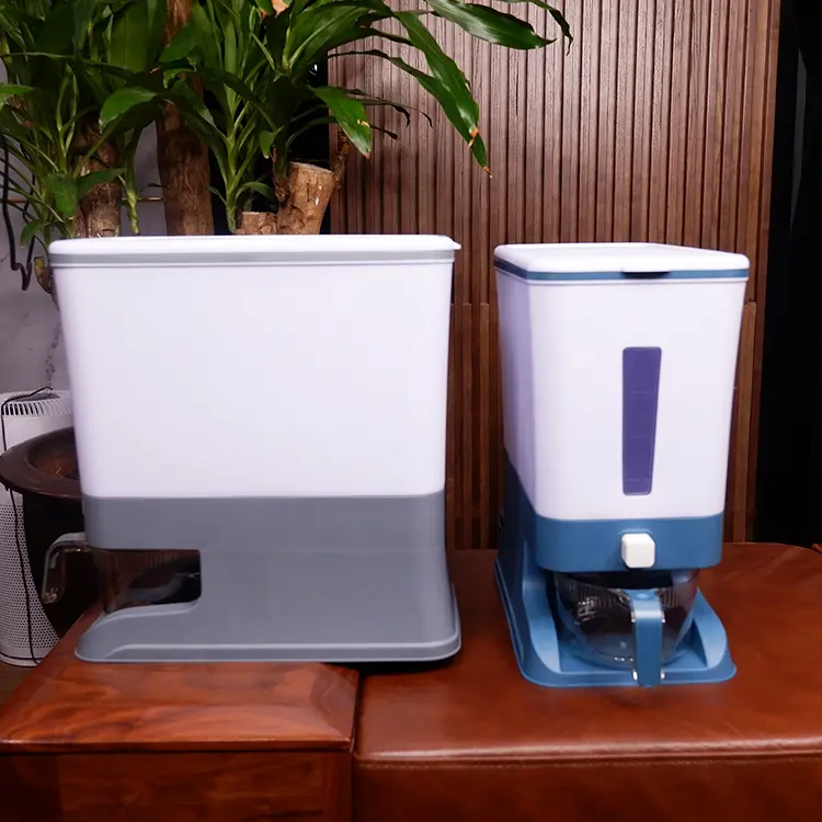 Thùng Đựng Gạo Thông Minh Hàng Cao Cấp Dung Tích 12L - Thùng Đựng Gạo 12Kg Công Nghệ Nhật Bản- Khử Ẩm Siêu Tốt - Chống Côn Trùng 7
