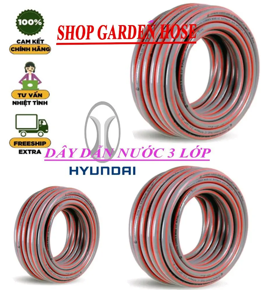 Dây dẫn nước tưới cây, dây 3 lớp chống gập, chống xoẵn, chịu nhiệt Độ -5 Đến +65 Độ, thích hợp cho việc tưới ngoài trời