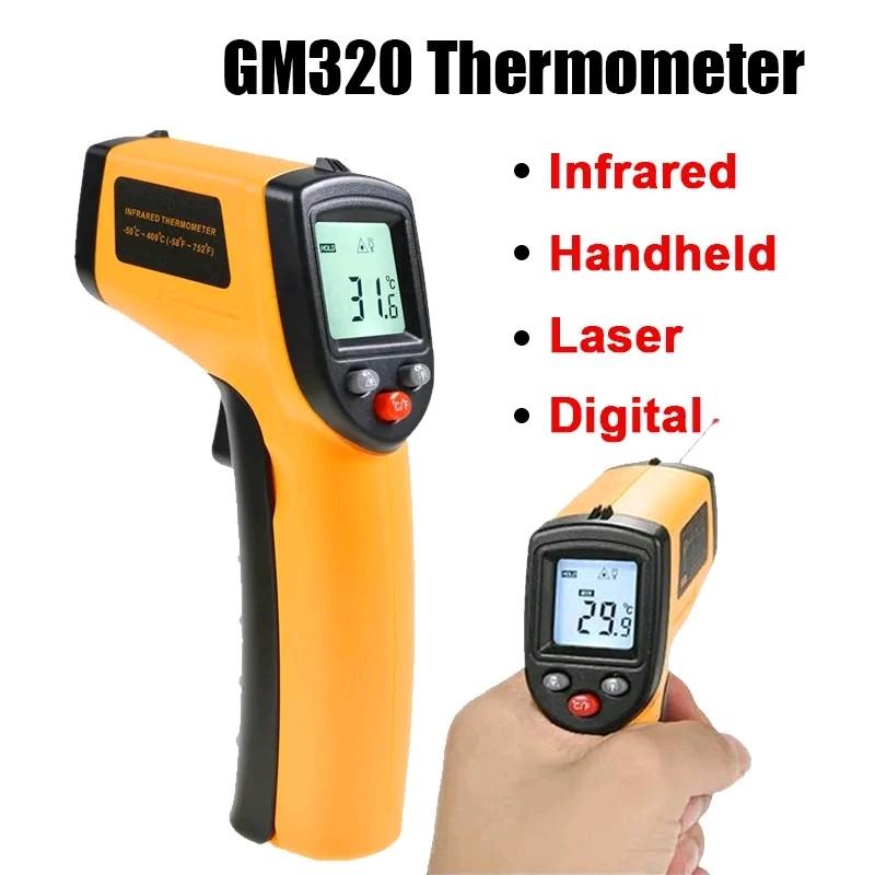 termometer digital laser infrared non contact ukur suhu obje - Shop ...