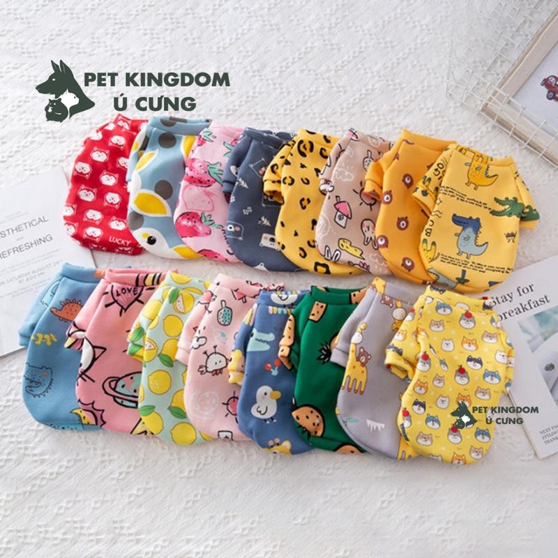Áo Nỉ Bông Cho Chó Mèo Mùa Đông - Quần Áo Thú Cưng