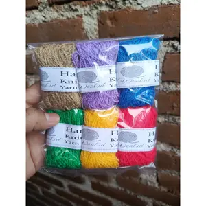 Wool.id Benang Wol Mix Seri A dan B Warna Warni Isi 6 Golongan Cocok untuk Belajar Merajut dan Kebutuhan Sedikit
