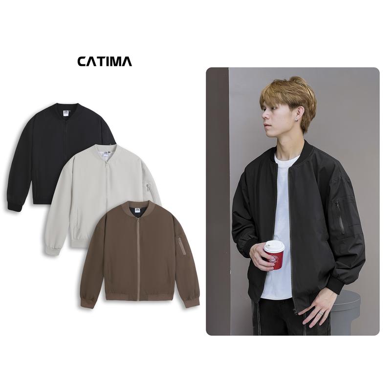 Áo Khoác Gió 2 Lớp CATIMA Nam Nữ Form Rộng - Bo Cổ Bo Tay Dầy Dặn - Trượt Nước Cản Gió AG19