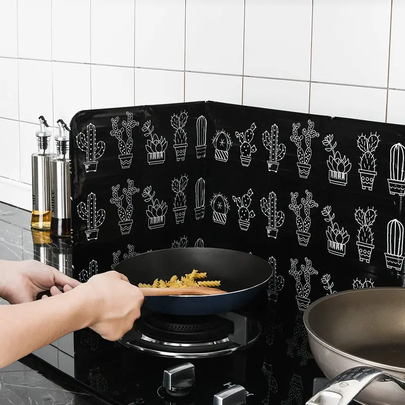 Đĩa Giấy Bạc Bếp, Dụng Cụ Nhà Bếp, Ngăn Chặn Dầu Bắn, Nấu Ăn, Vách Ngăn Nóng, Dụng Cụ Chuyên Nghiệp 3