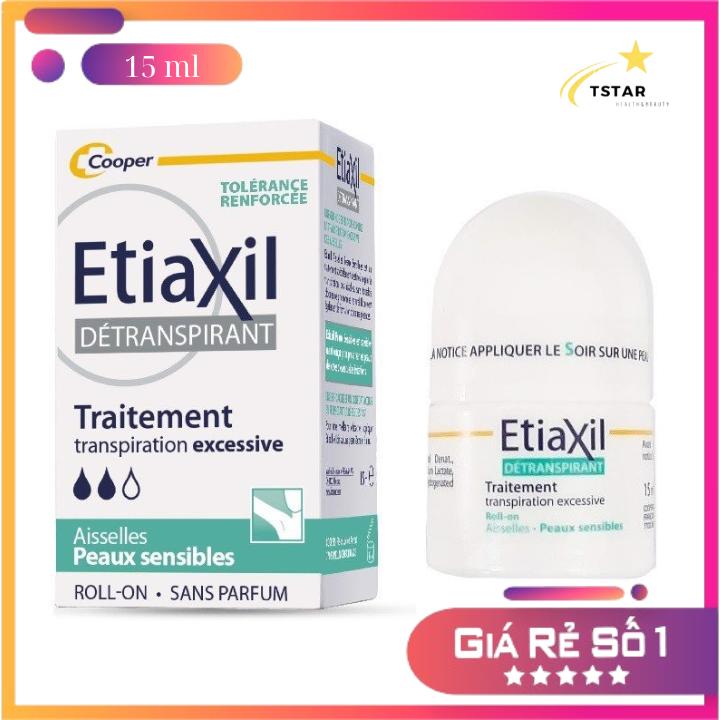 Lăn Khử Mùi Hôi Trị Nách Etiaxil Nhãn Xanh Cho Da Nhạy Cảm 15ml Chính Hãng